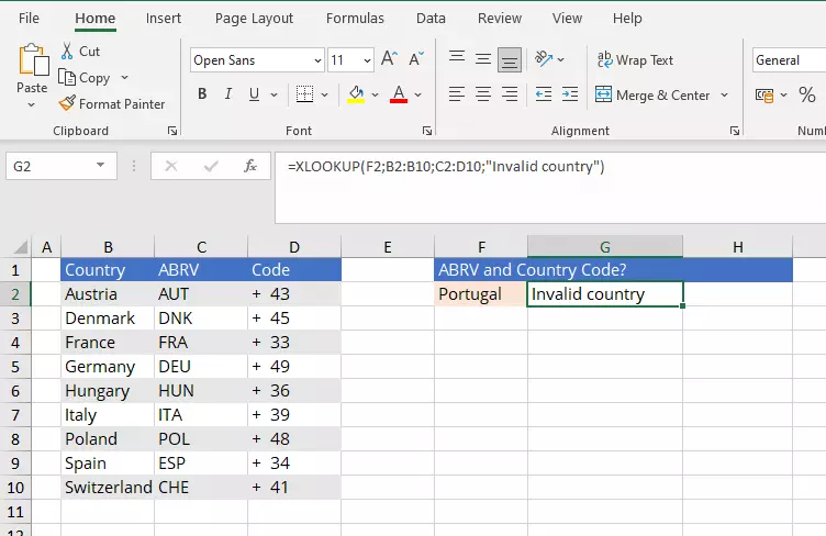 Image: XLOOKUP-Example for not_found